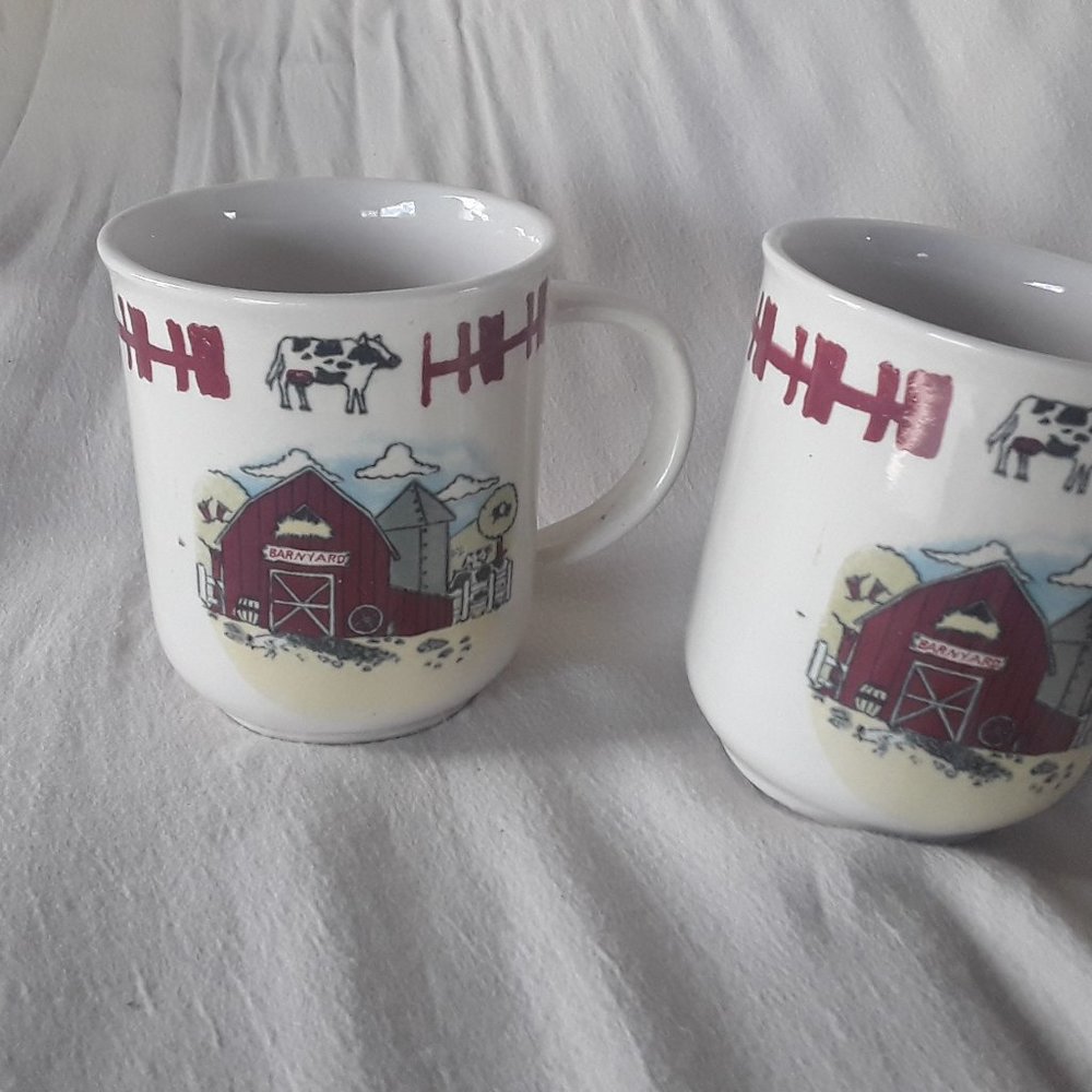 Mugs..Cow Print ..Farm